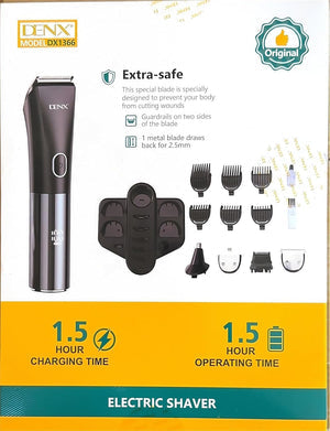 Denx - Electric Shaver & Grooming Kit