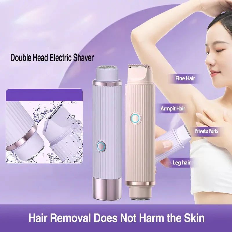 Professional Double Head Rechargeable Electric Shaver for Men