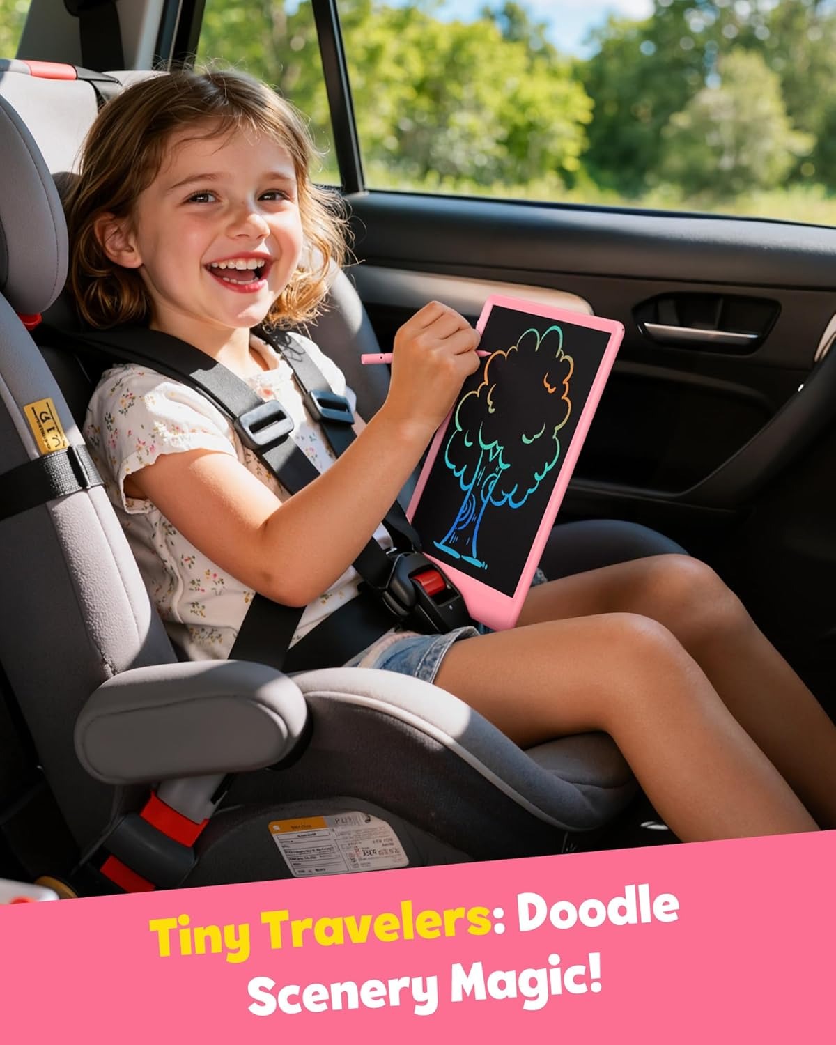 Kids LCD Writing Tablet – Reusable Educational Drawing Board لوح كتابة ورسم تعليمي للأطفال قابل لإعادة الاستخدام