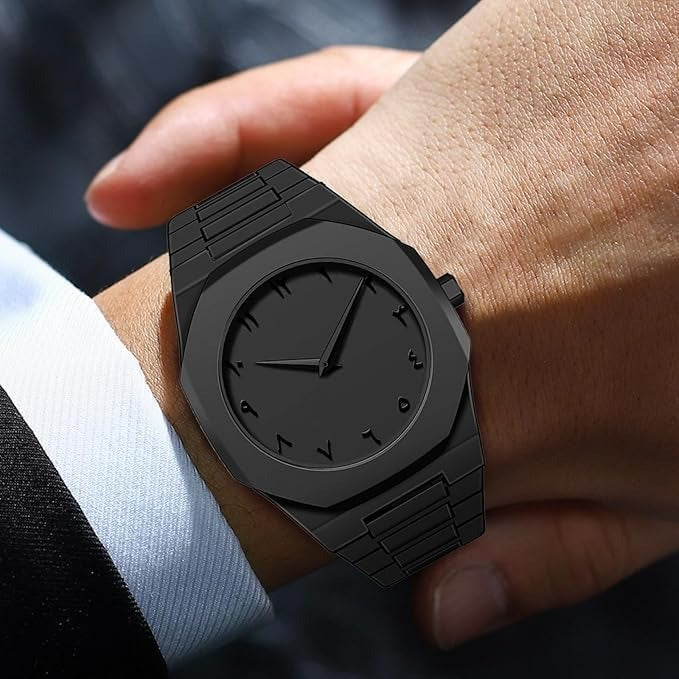 ✨ Luxury Arabic Dial Design for a timeless and elegant look. ✨ تصميم عربي فاخر يمنحك مظهراً أنيقاً وخالداً.