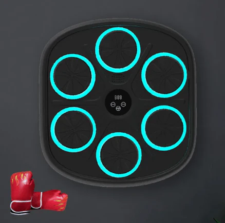 Electronic Musical Boxing Machine – Smart Wall Mounted Boxing Trainer with Bluetooth Music & LED Target Lights