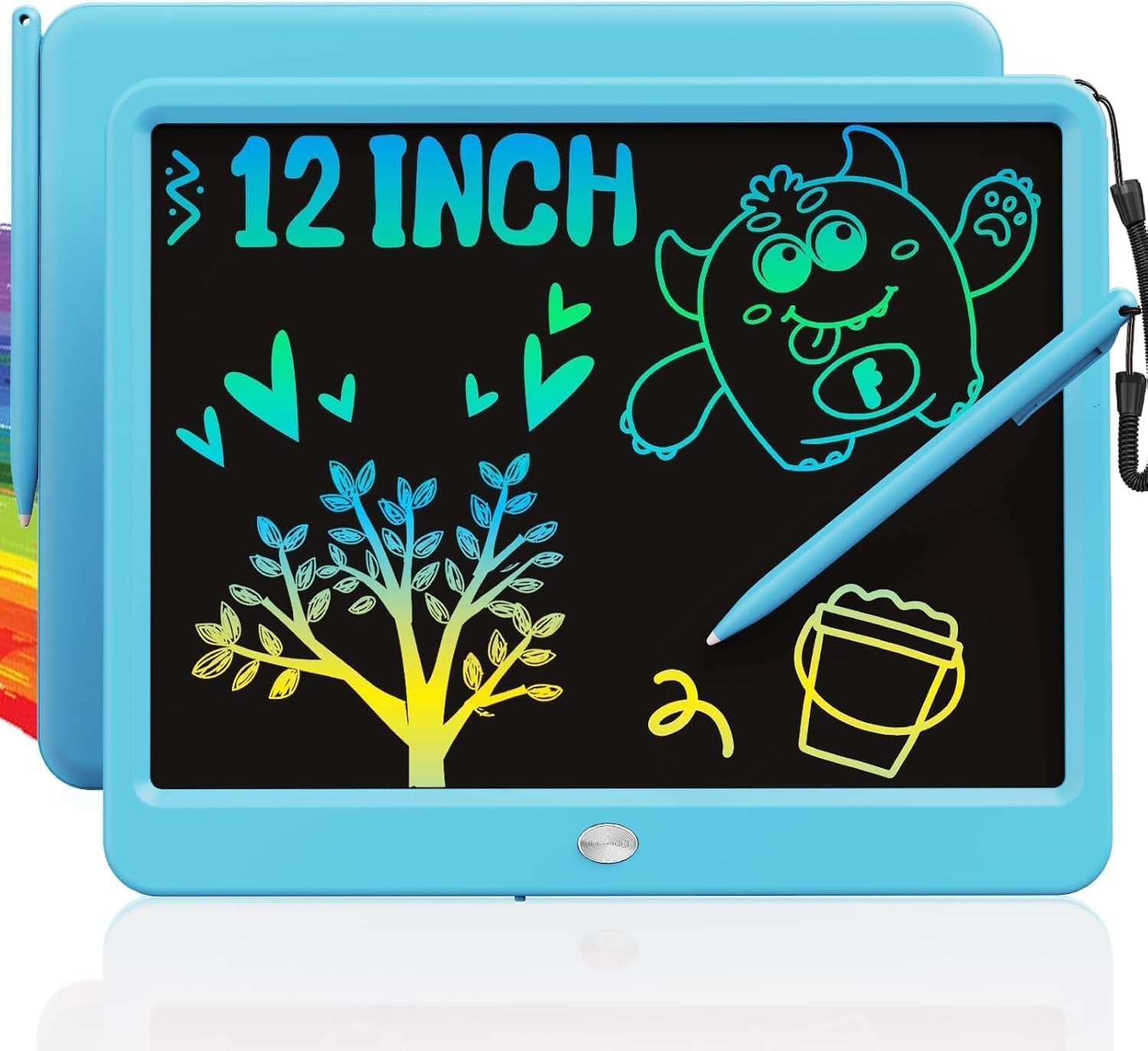 Kids LCD Writing Tablet – Reusable Educational Drawing Board لوح كتابة ورسم تعليمي للأطفال قابل لإعادة الاستخدام