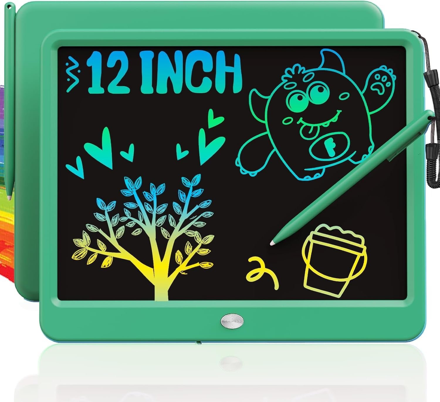 Kids LCD Writing Tablet – Reusable Educational Drawing Board لوح كتابة ورسم تعليمي للأطفال قابل لإعادة الاستخدام