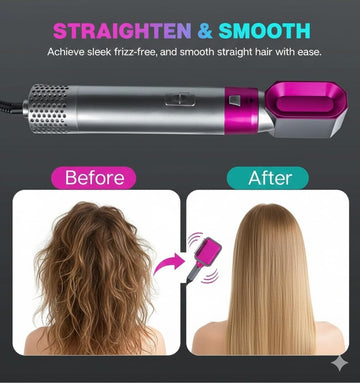 5 in 1 Hot Air Brush Hair Styler,