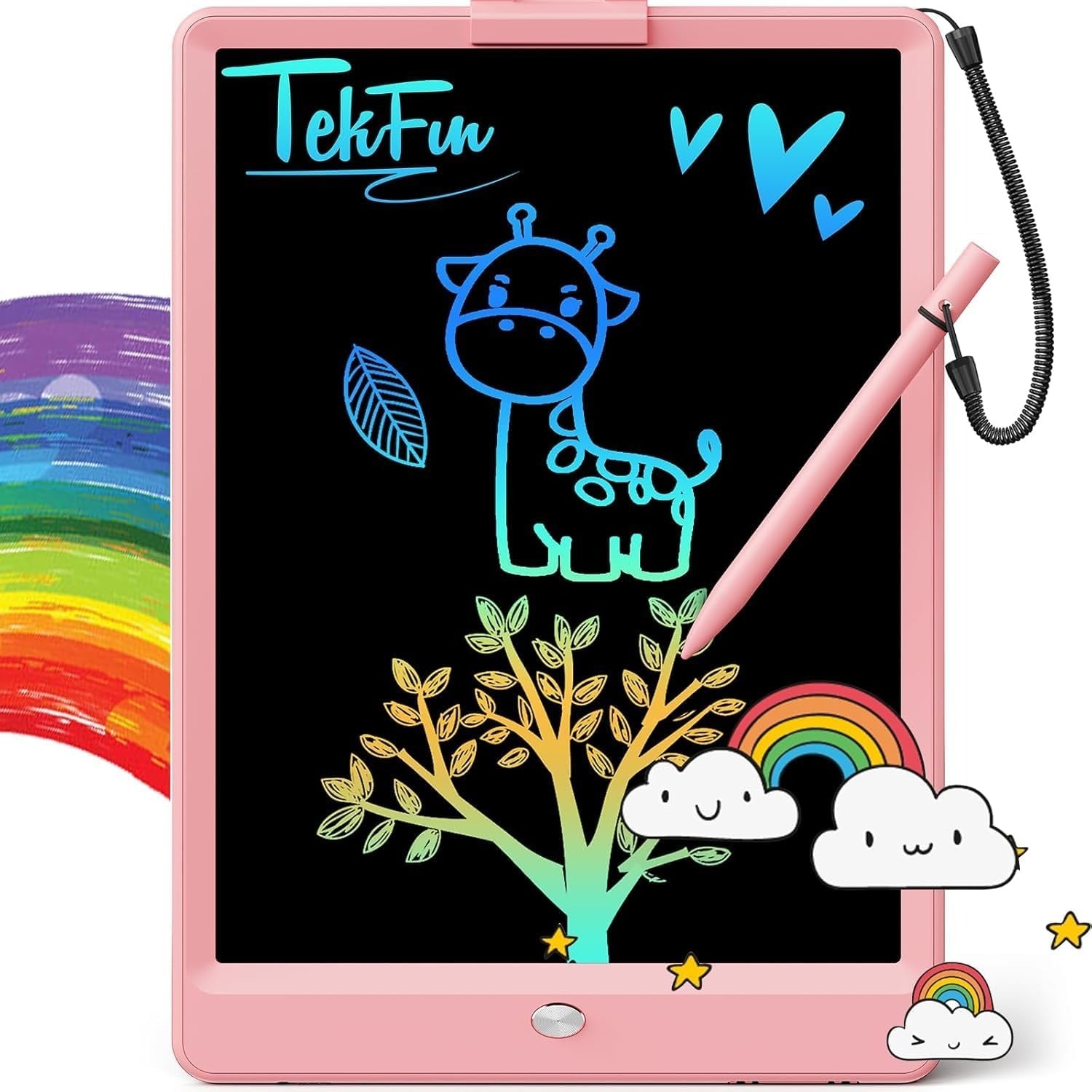 Kids LCD Writing Tablet – Reusable Educational Drawing Board لوح كتابة ورسم تعليمي للأطفال قابل لإعادة الاستخدام