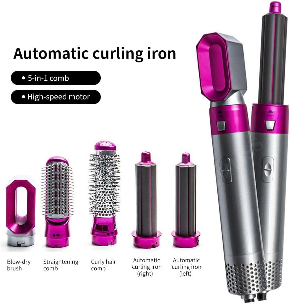 5 in 1 Hot Air Brush Hair Styler,