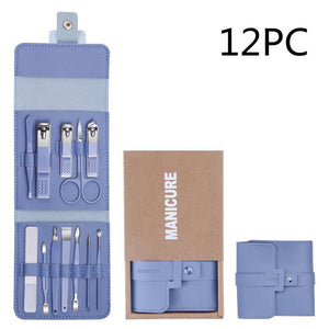 Make Up 16 Pcs Nail Clippers Nail Cutter Nail Scissors With PU Bag