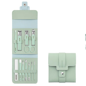 Make Up 16 Pcs Nail Clippers Nail Cutter Nail Scissors With PU Bag