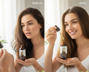 Nicefresh - Hair Serum Hydrating & Shine Coffee Biotin