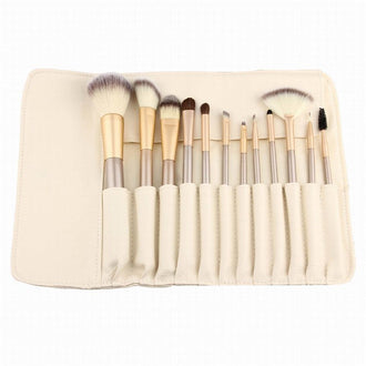 Portable makeup brush